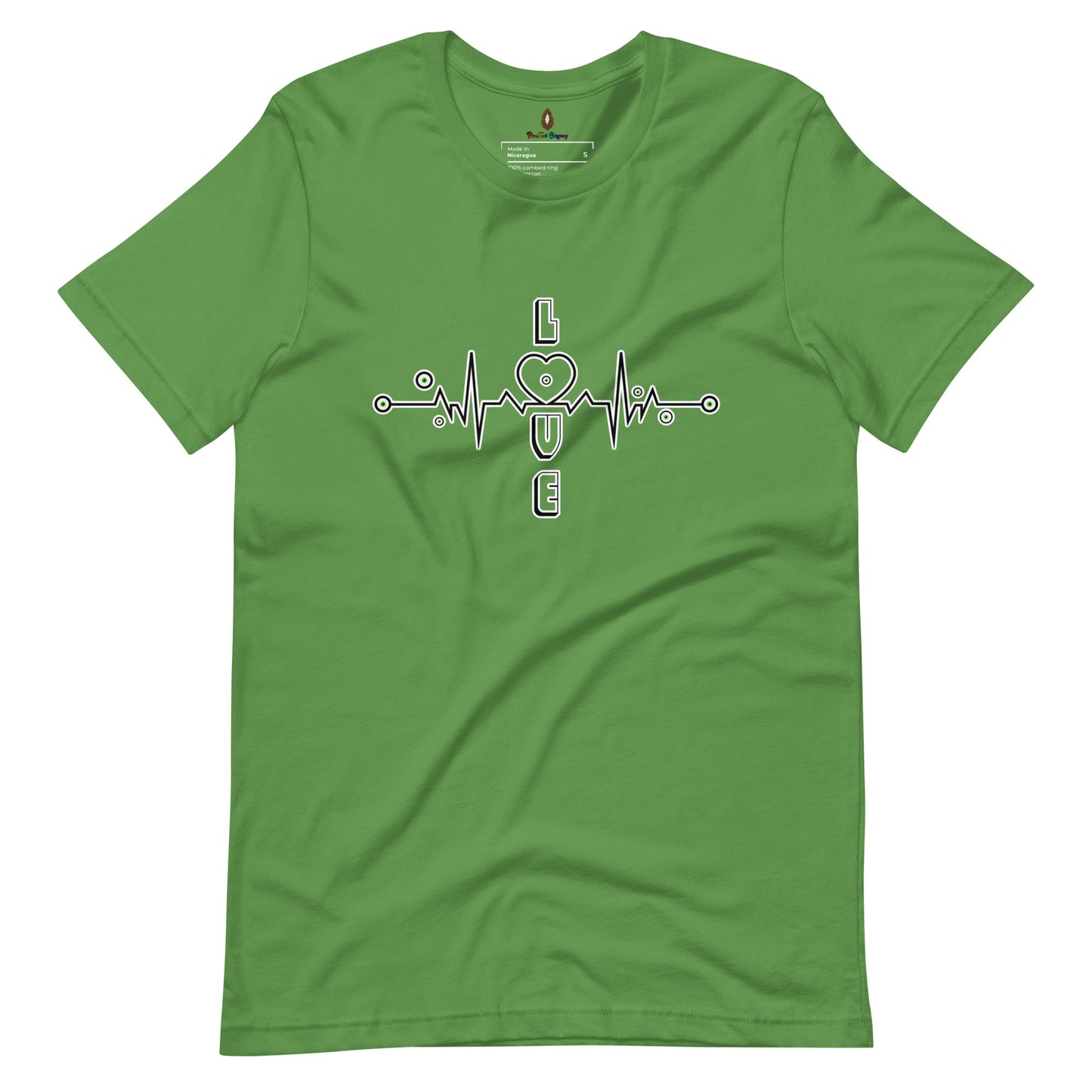 adult unisex green heart chakra affirmation t-shirt by PineZai Company